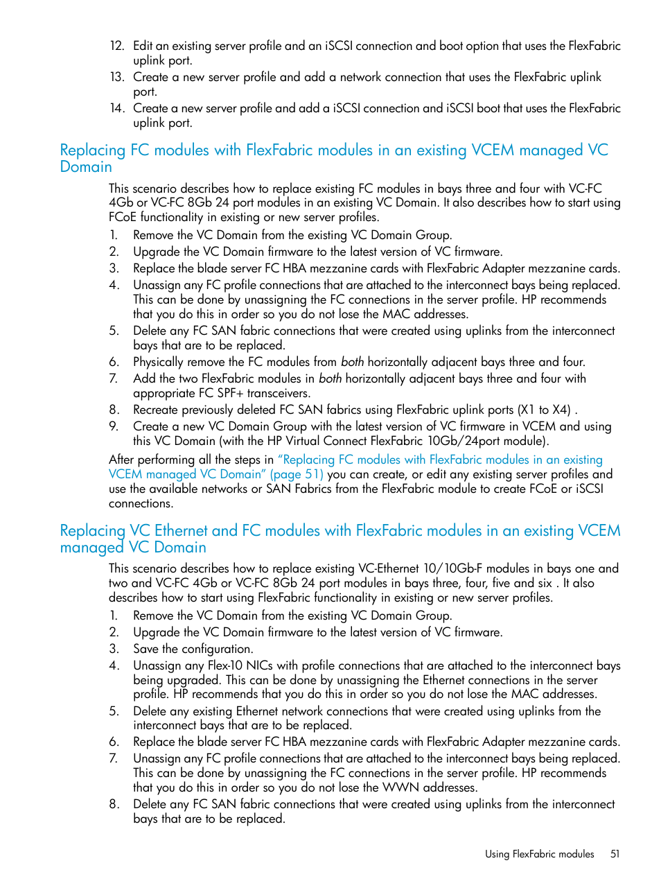 HP Virtual Connect Enterprise Manager Software User Manual | Page 51 / 136