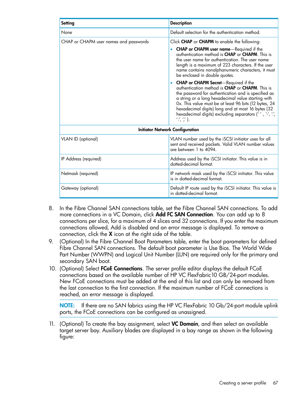 HP Virtual Connect Enterprise Manager Software User Manual | Page 67 / 136