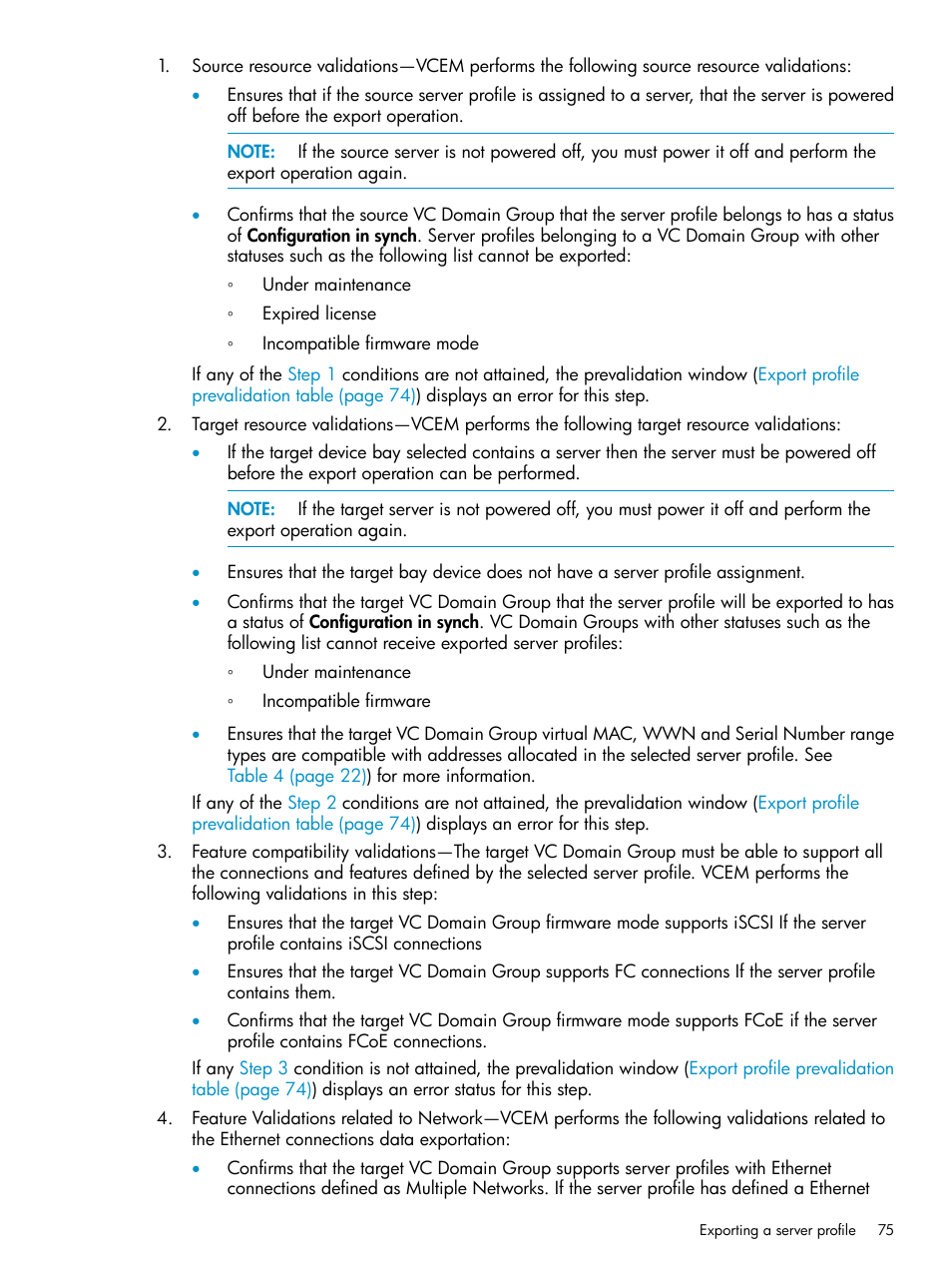 HP Virtual Connect Enterprise Manager Software User Manual | Page 75 / 136