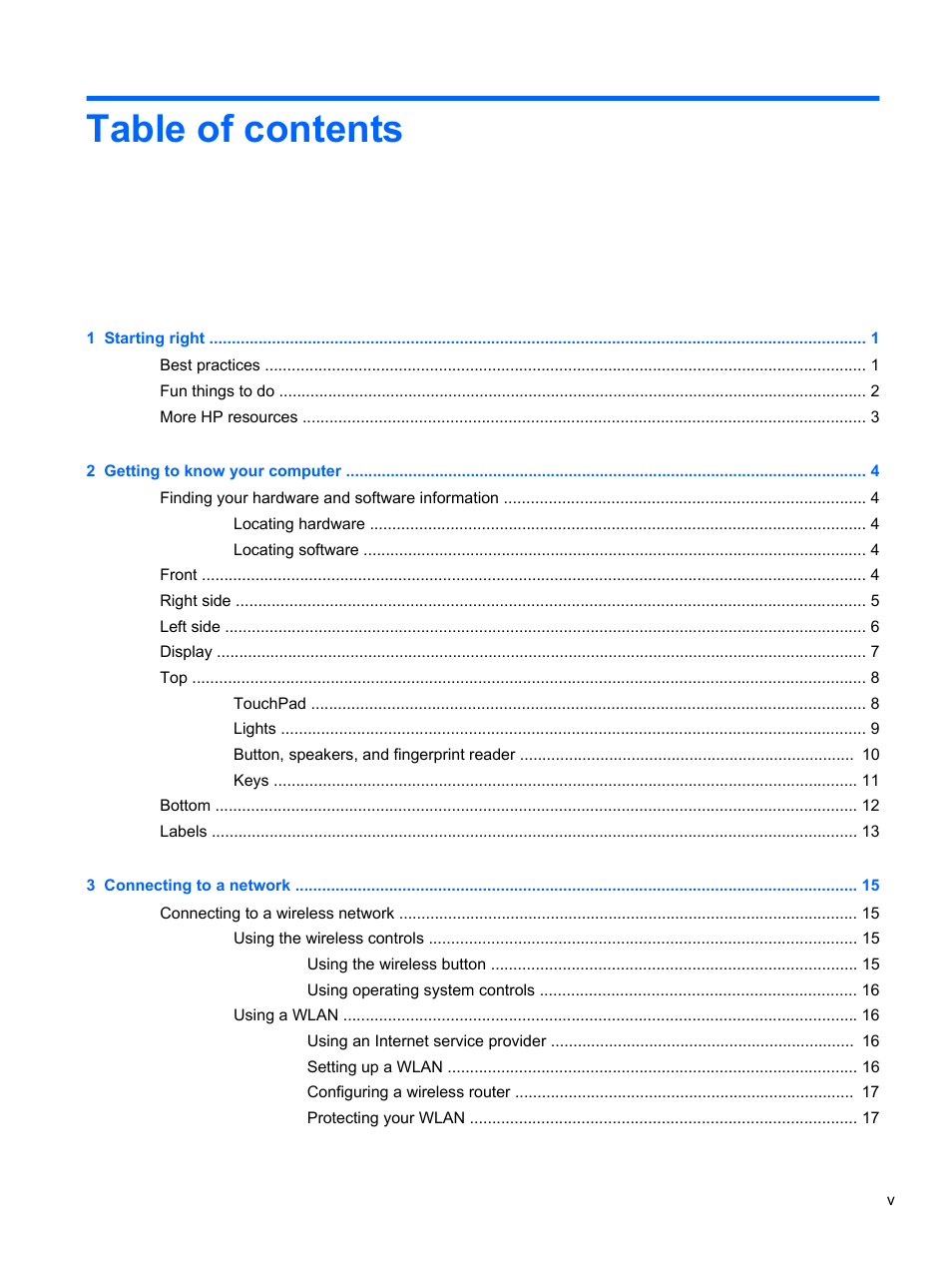 HP ENVY m4-1002xx Notebook PC User Manual | Page 5 / 99