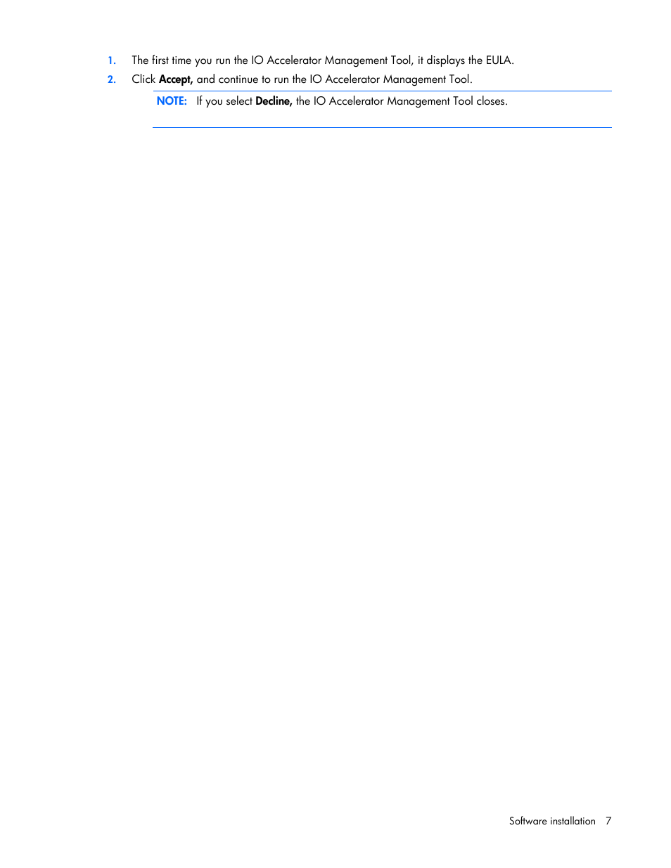 HP IO Accelerator for BladeSystem c-Class User Manual | Page 7 / 42