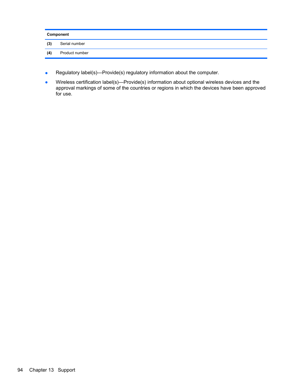 HP ProBook 645 G1 Notebook PC User Manual | Page 104 / 115