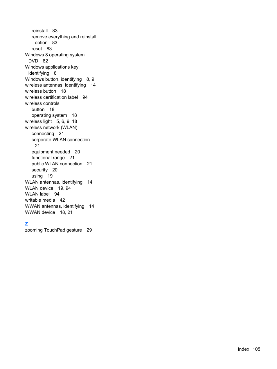 HP ProBook 645 G1 Notebook PC User Manual | Page 115 / 115
