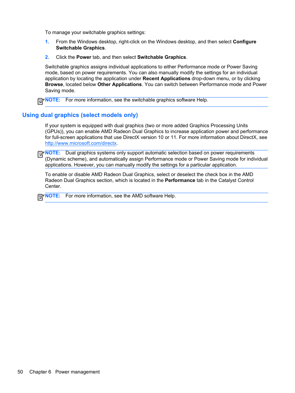 Using dual graphics (select models only) | HP ProBook 645 G1 Notebook PC User Manual | Page 60 / 115