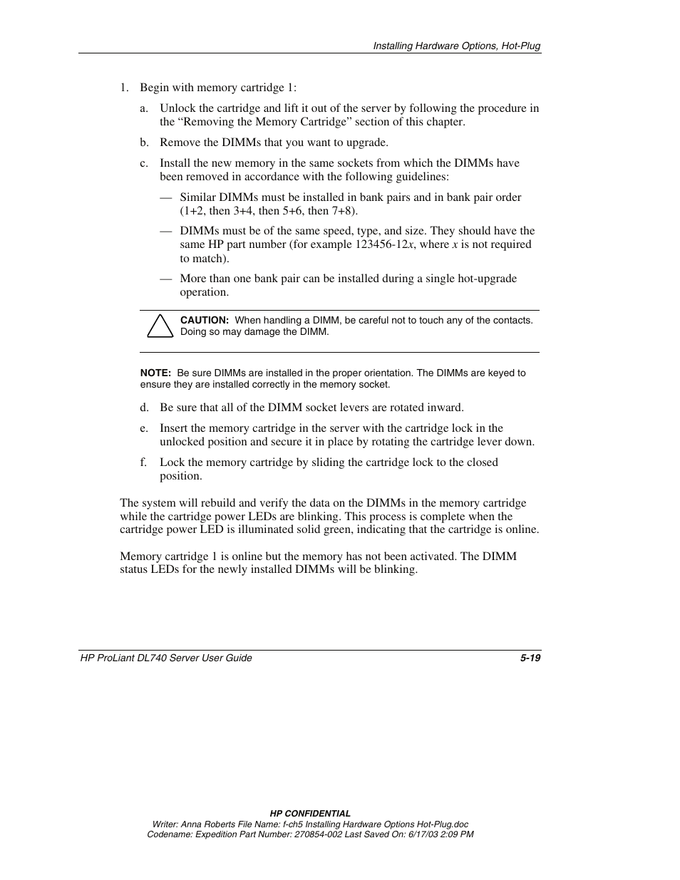 HP ProLiant DL740 Server User Manual | Page 118 / 277