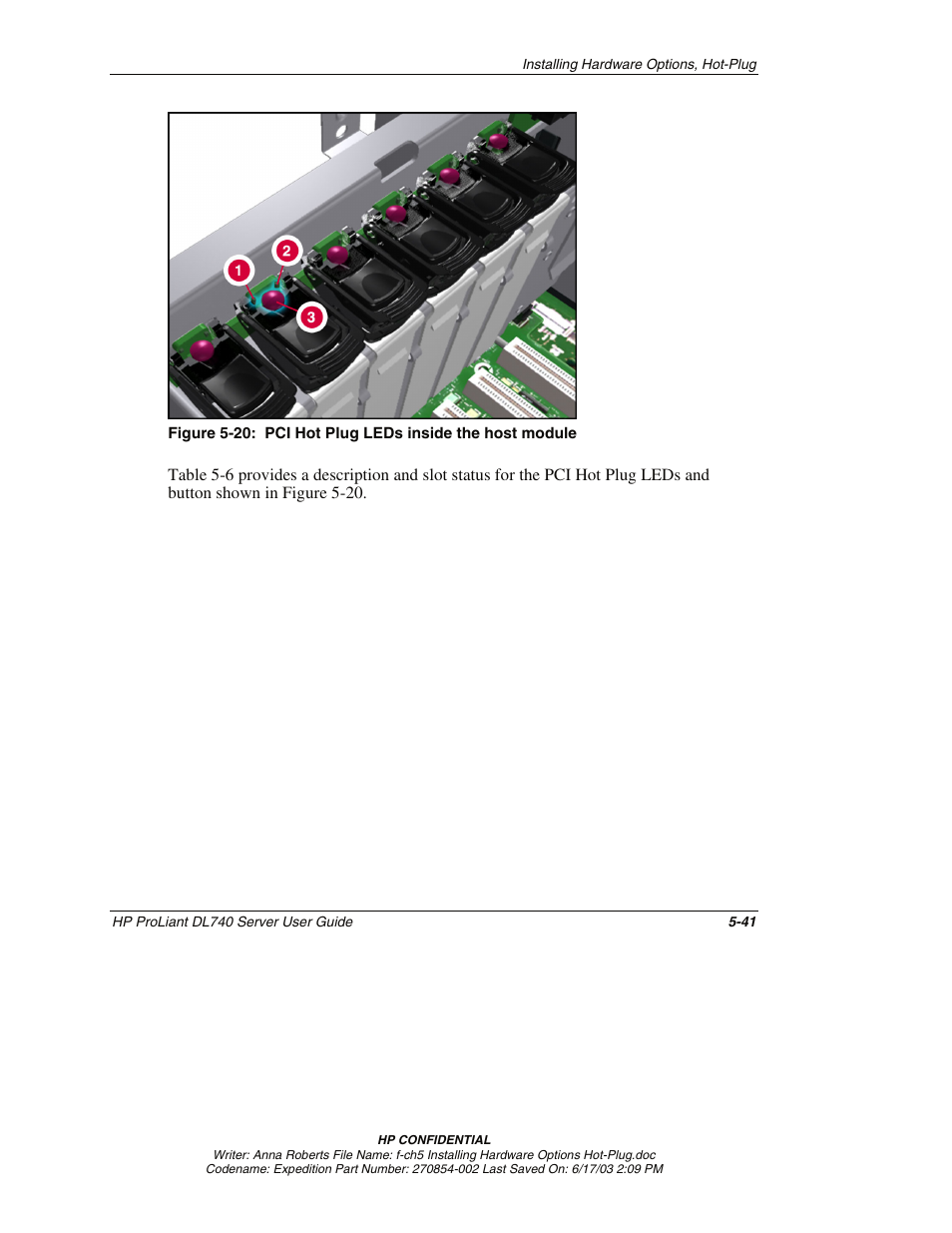 Figure 5-20, St module as shown in figure 5-20 | HP ProLiant DL740 Server User Manual | Page 140 / 277