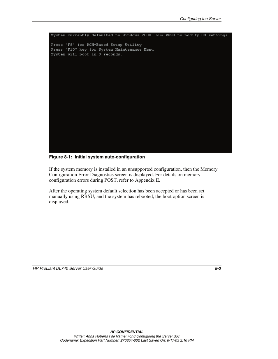 HP ProLiant DL740 Server User Manual | Page 183 / 277