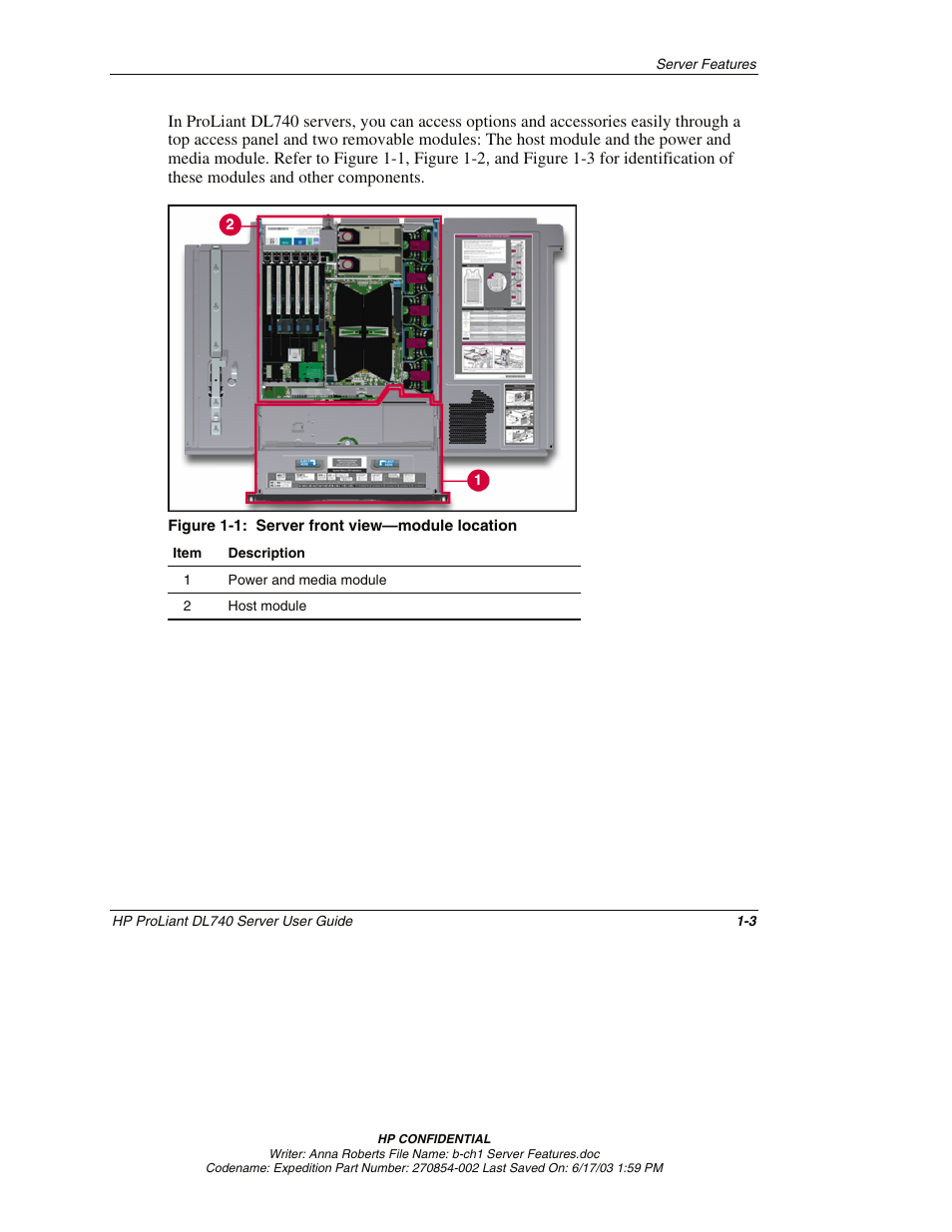 HP ProLiant DL740 Server User Manual | Page 20 / 277