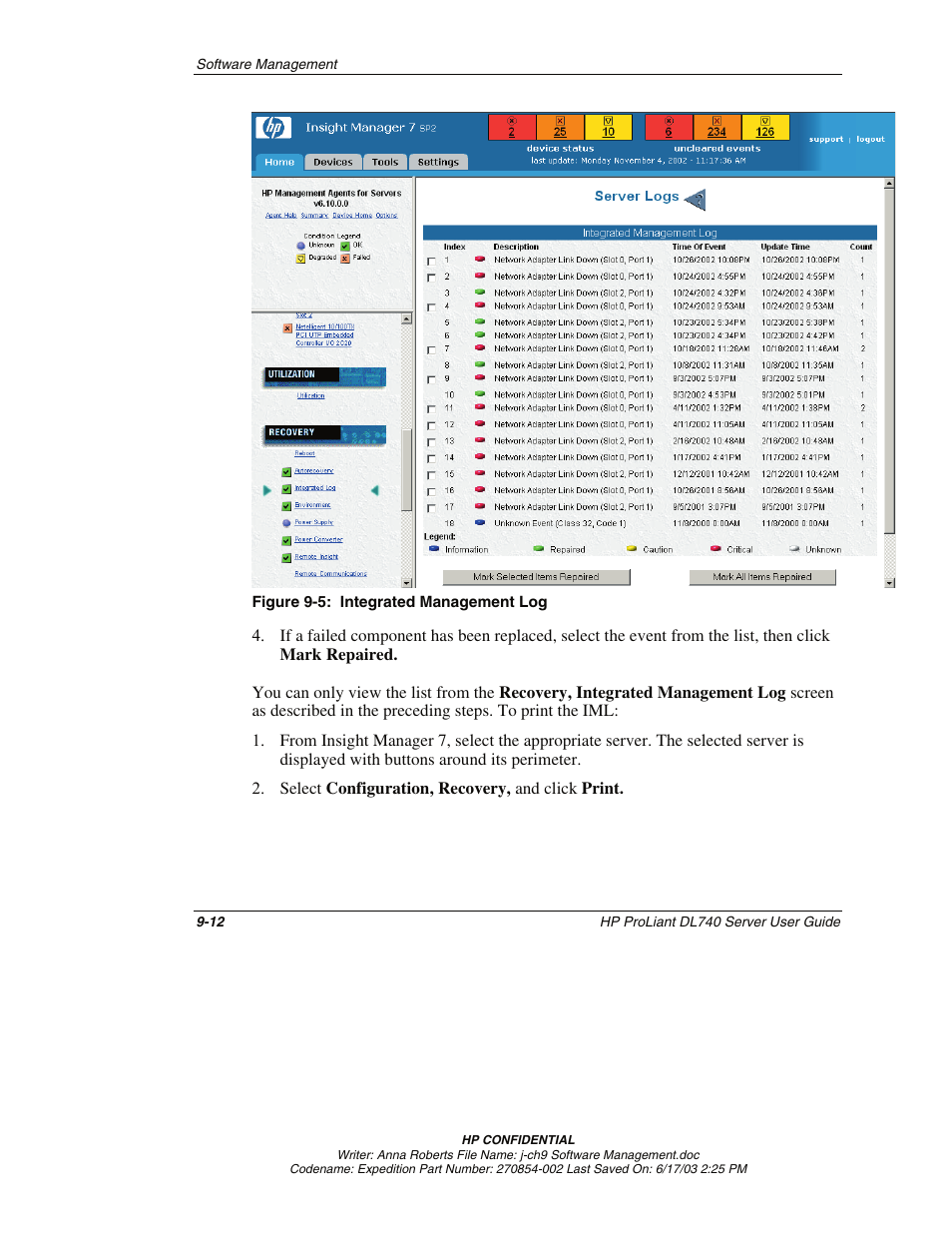 HP ProLiant DL740 Server User Manual | Page 217 / 277