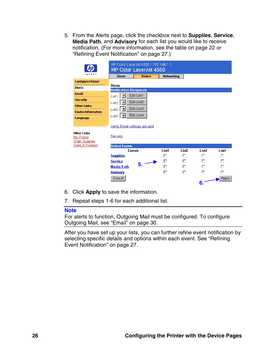 HP LaserJet 8150 Printer series User Manual | Page 30 / 63