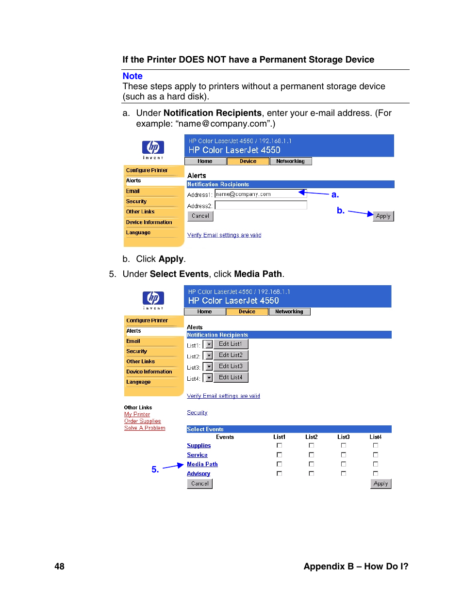 HP LaserJet 8150 Printer series User Manual | Page 52 / 63