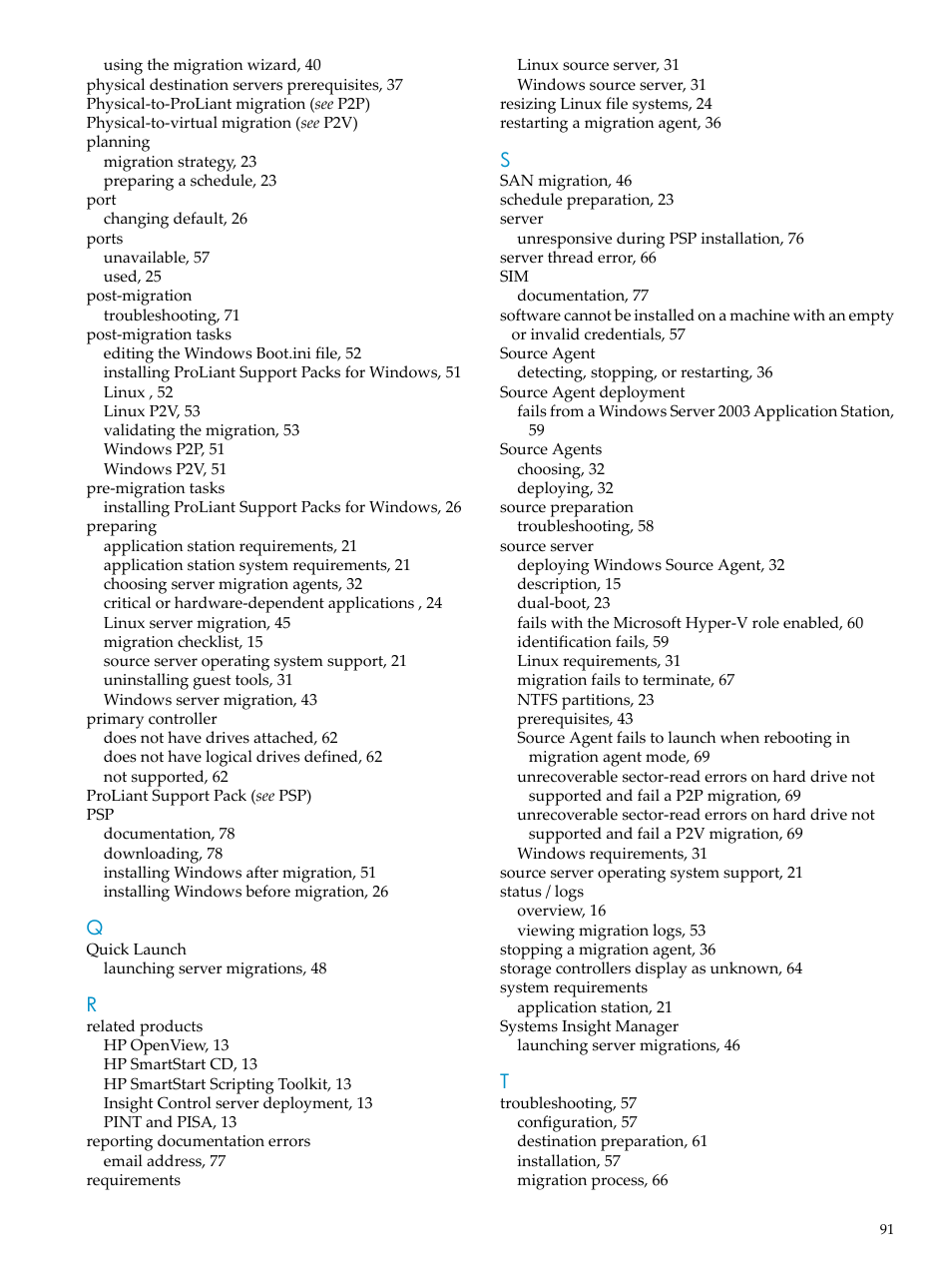 HP Insight Control User Manual | Page 91 / 94