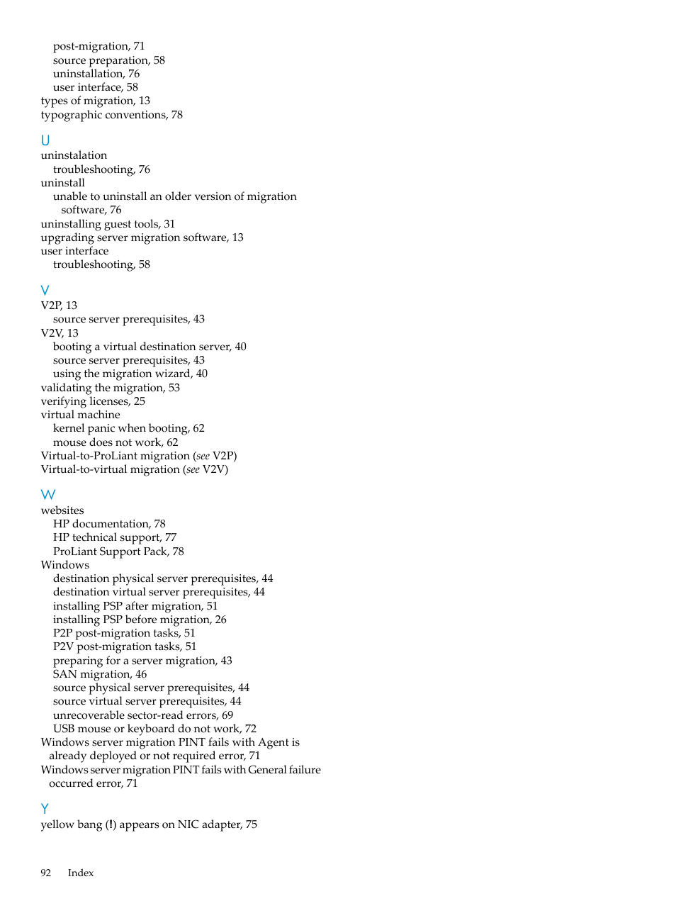 HP Insight Control User Manual | Page 92 / 94