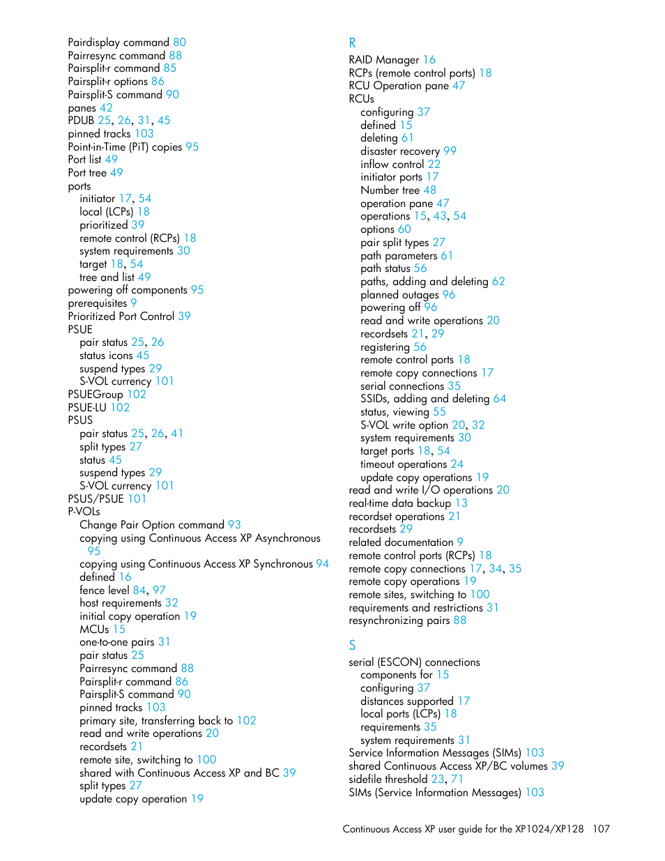 HP XP Continuous Access Software User Manual | Page 107 / 108