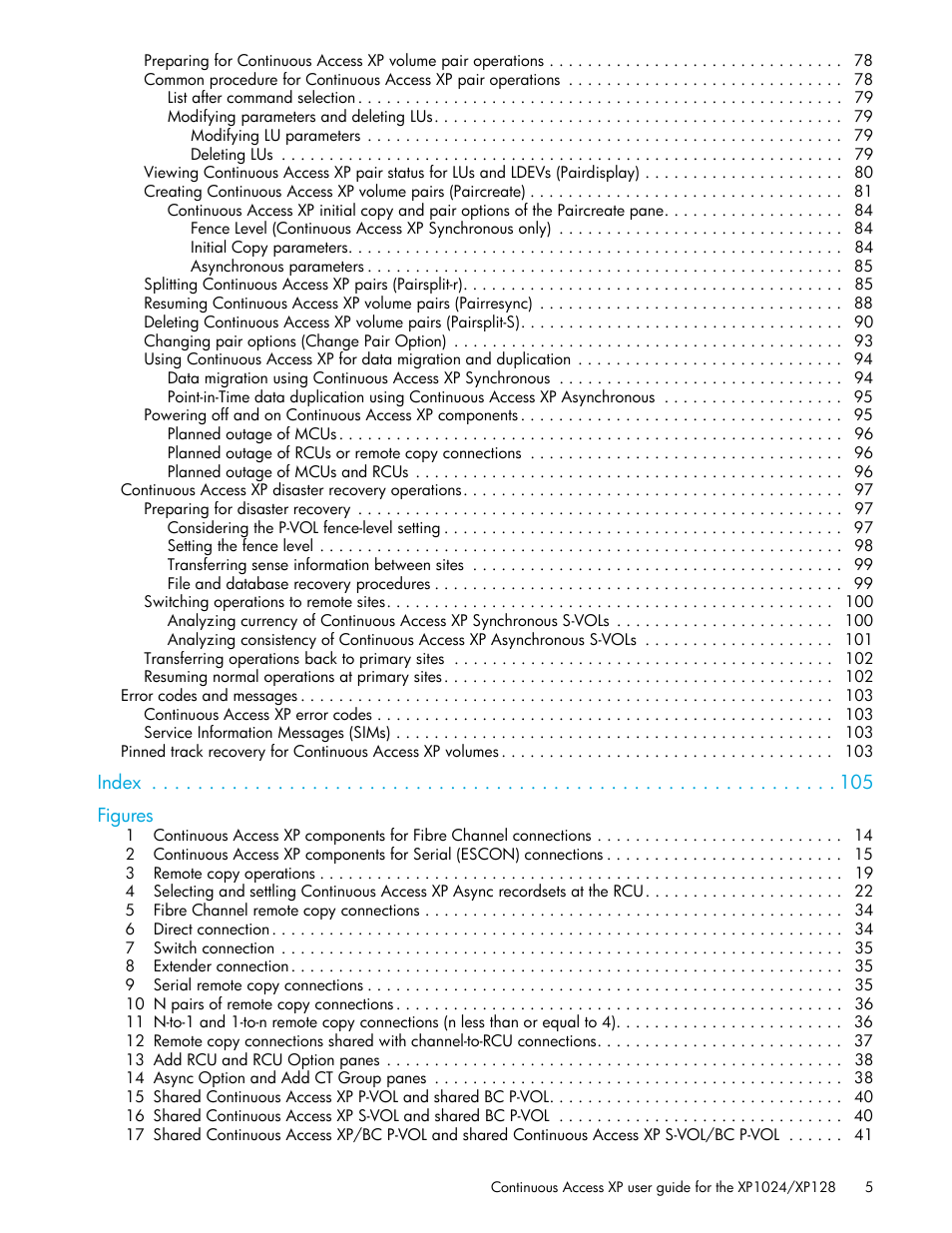 HP XP Continuous Access Software User Manual | Page 5 / 108