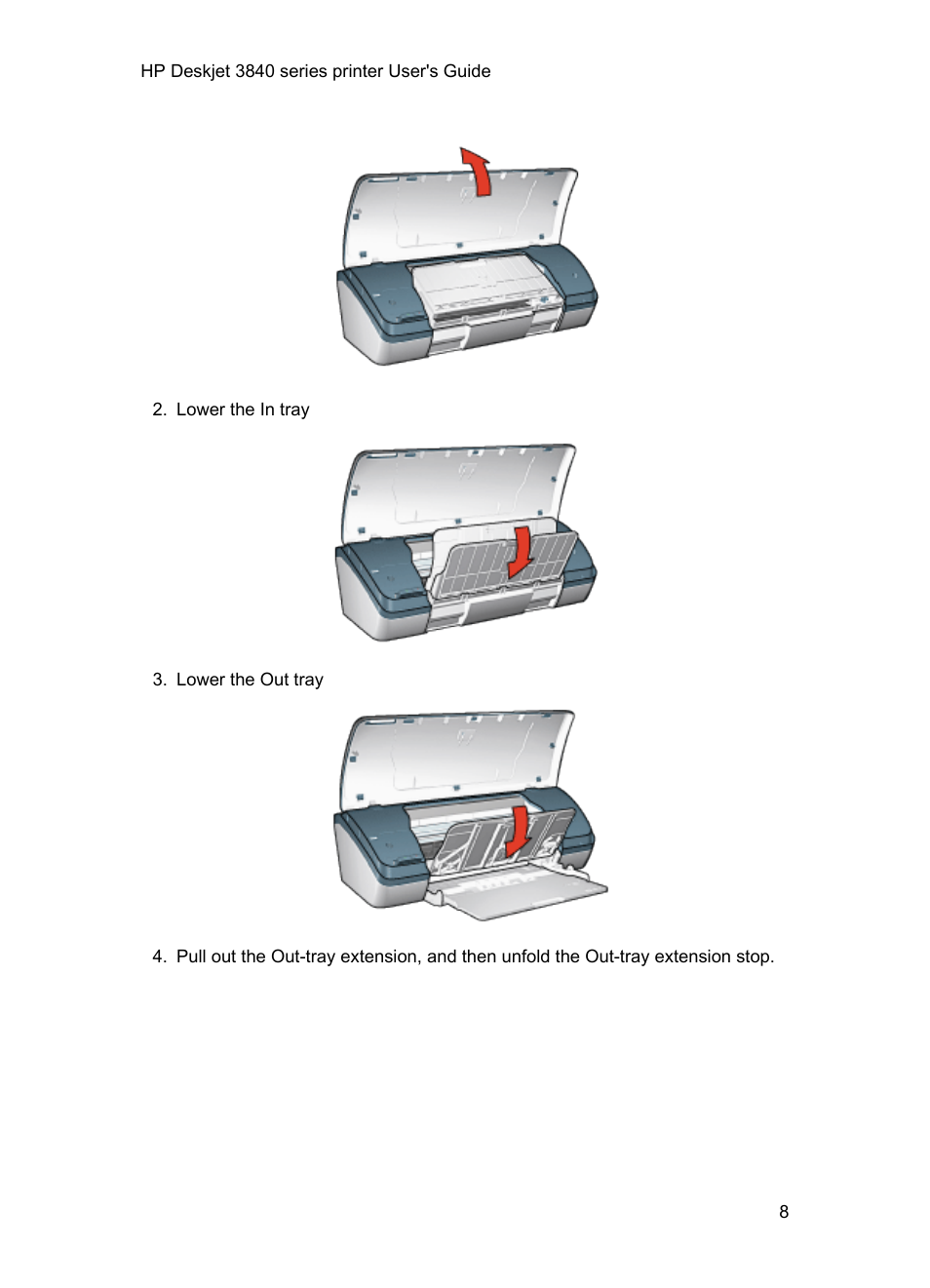 HP Deskjet 3848 Color Inkjet Printer User Manual | Page 8 / 91