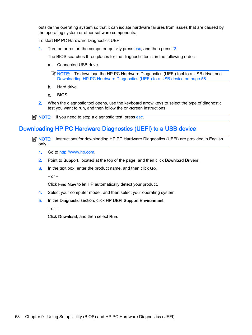 HP Pavilion 13-a010dx x360 Convertible PC User Manual | Page 66 / 75