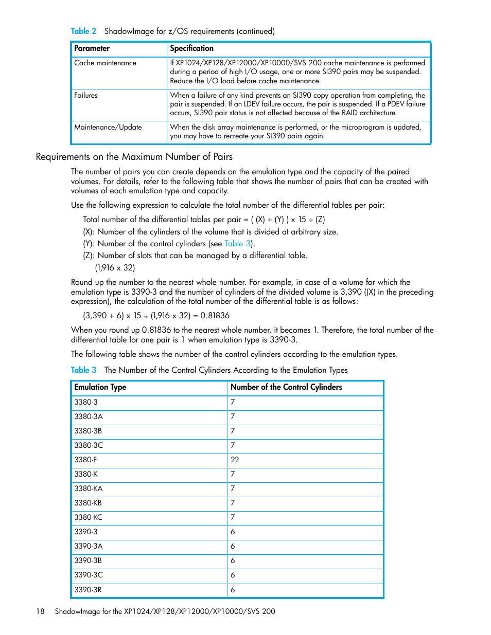 Requirements on the maximum number of pairs | HP XP Business Copy Software User Manual | Page 18 / 178