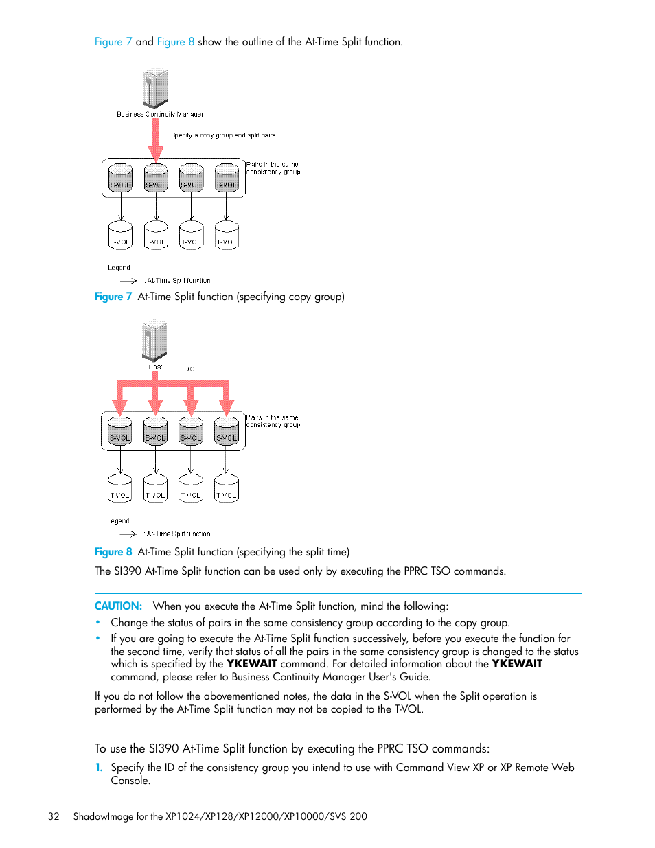 7 at-time split function (specifying copy group) | HP XP Business Copy Software User Manual | Page 32 / 178