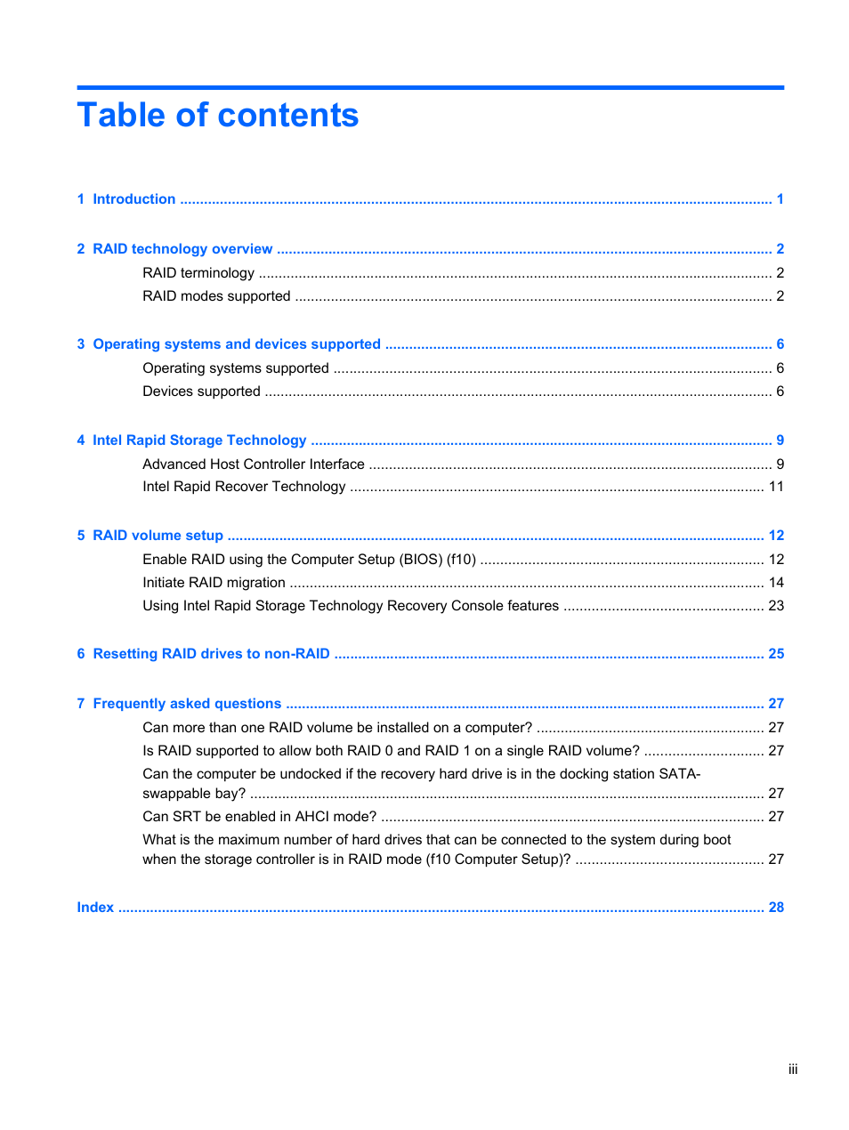 HP EliteBook 2170p Notebook PC User Manual | Page 3 / 33