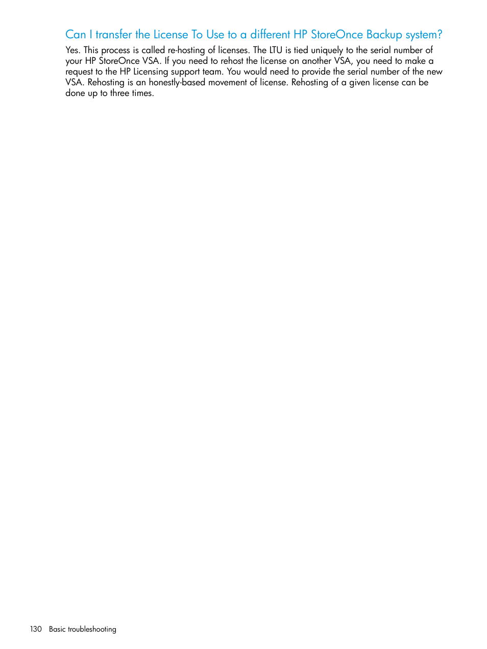 HP StoreOnce Backup User Manual | Page 130 / 156
