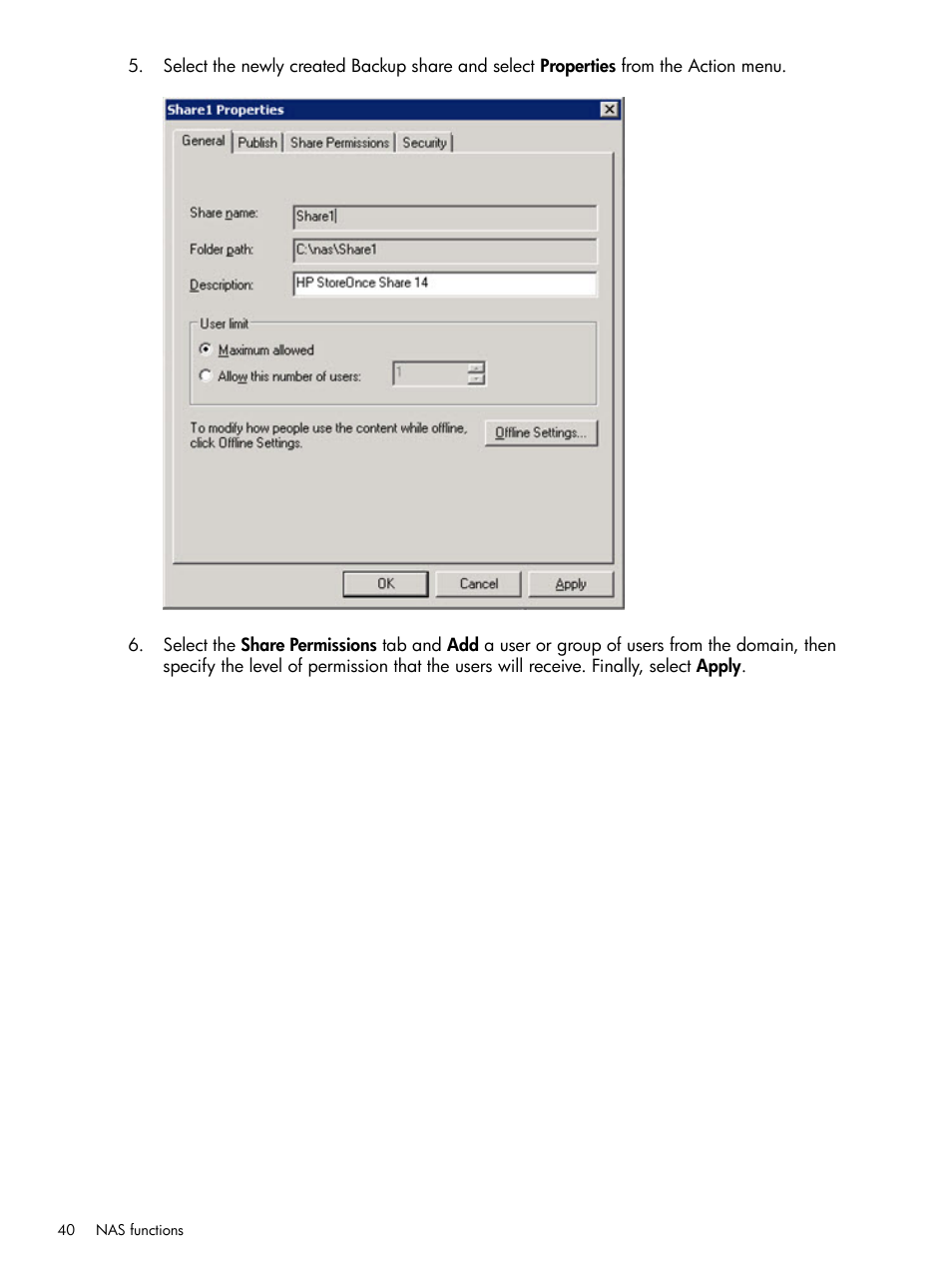 HP StoreOnce Backup User Manual | Page 40 / 156