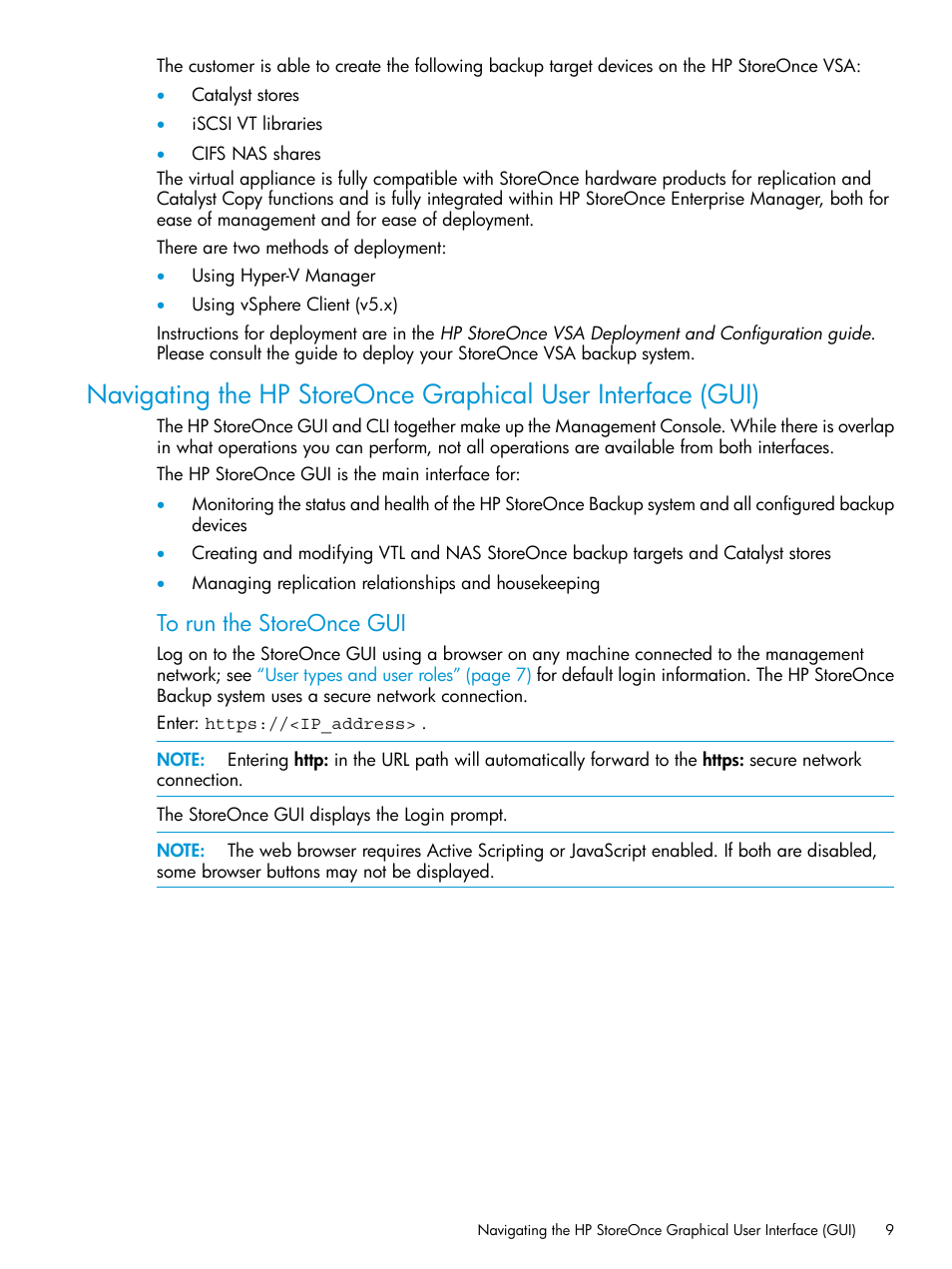 HP StoreOnce Backup User Manual | Page 9 / 156