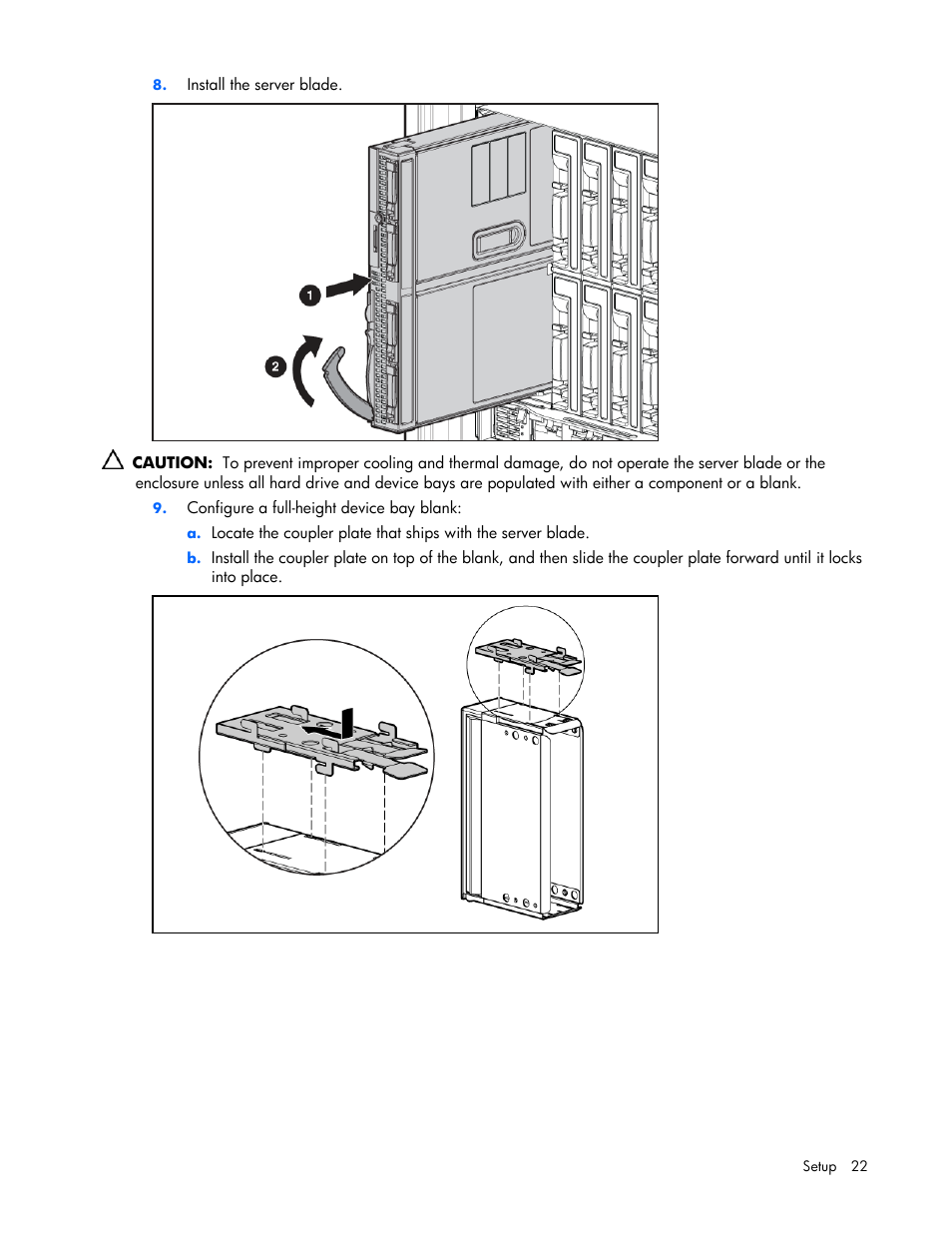 HP ProLiant BL480c Server-Blade User Manual | Page 22 / 96