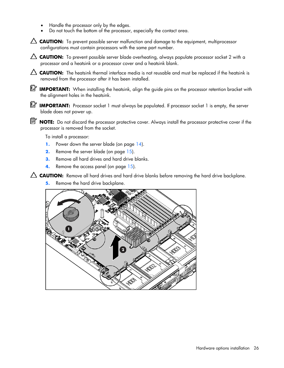 HP ProLiant BL480c Server-Blade User Manual | Page 26 / 96