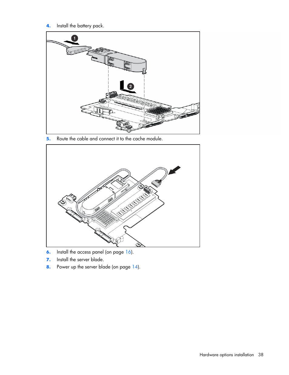 HP ProLiant BL480c Server-Blade User Manual | Page 38 / 96