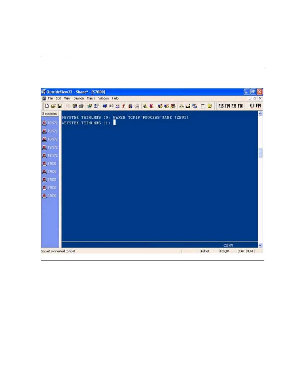 Configuring the tcp/ip process name param, Figure 3-19, Param tcpip^process^name $zb01a | HP Integrity NonStop H-Series User Manual | Page 49 / 212