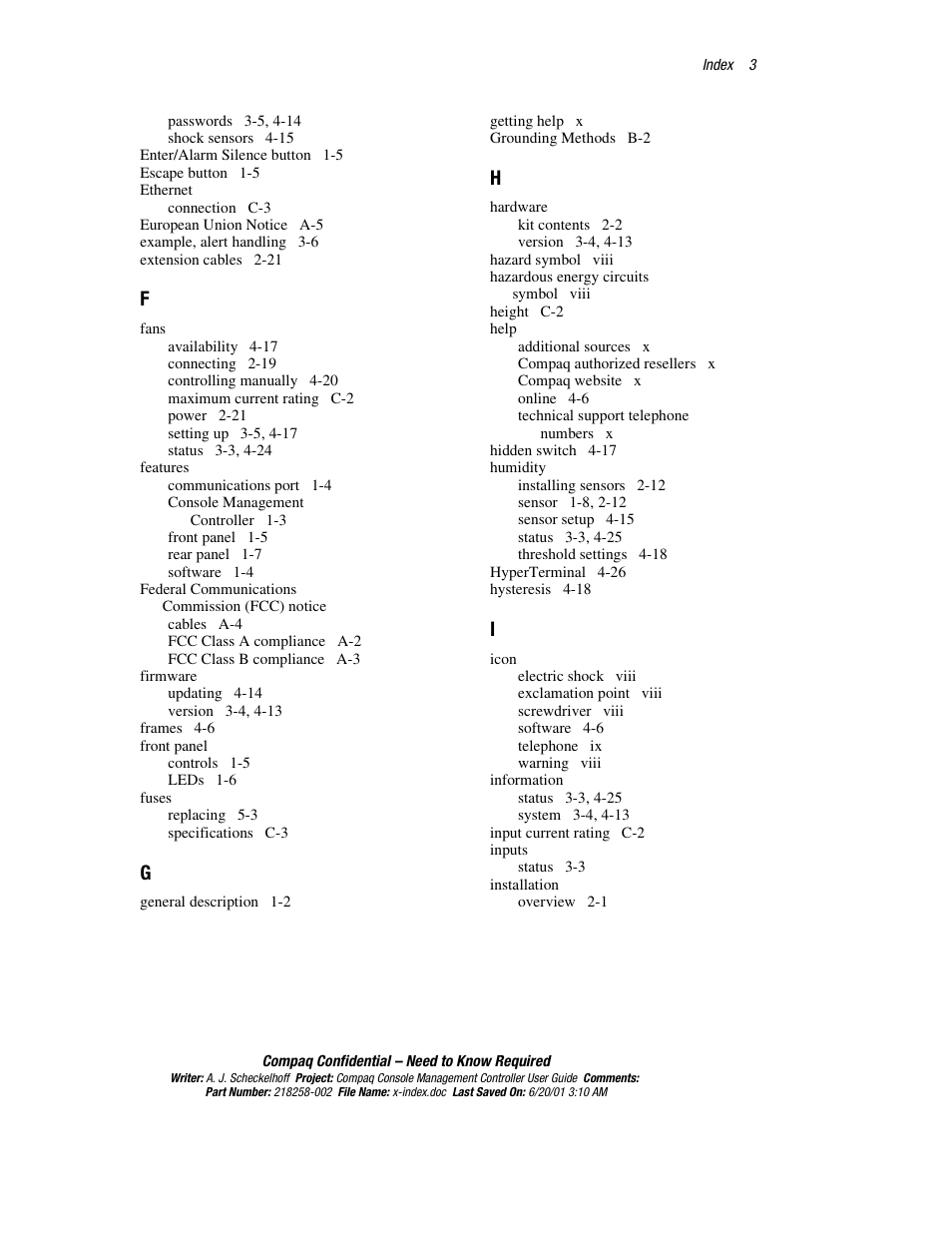 HP Console Management Controller User Manual | Page 103 / 108