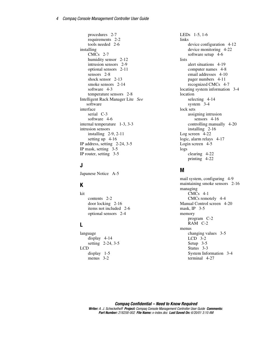 HP Console Management Controller User Manual | Page 104 / 108