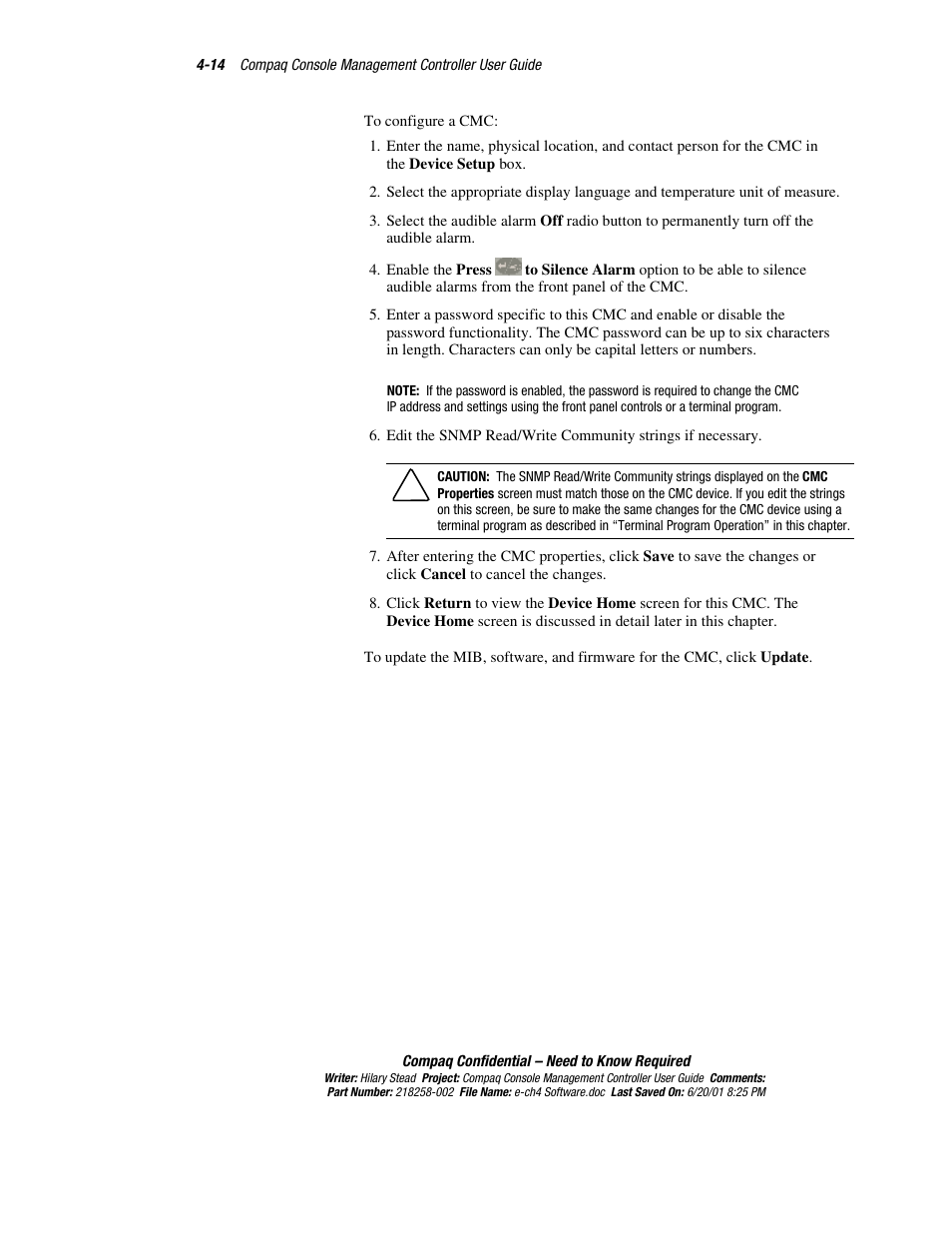 HP Console Management Controller User Manual | Page 64 / 108