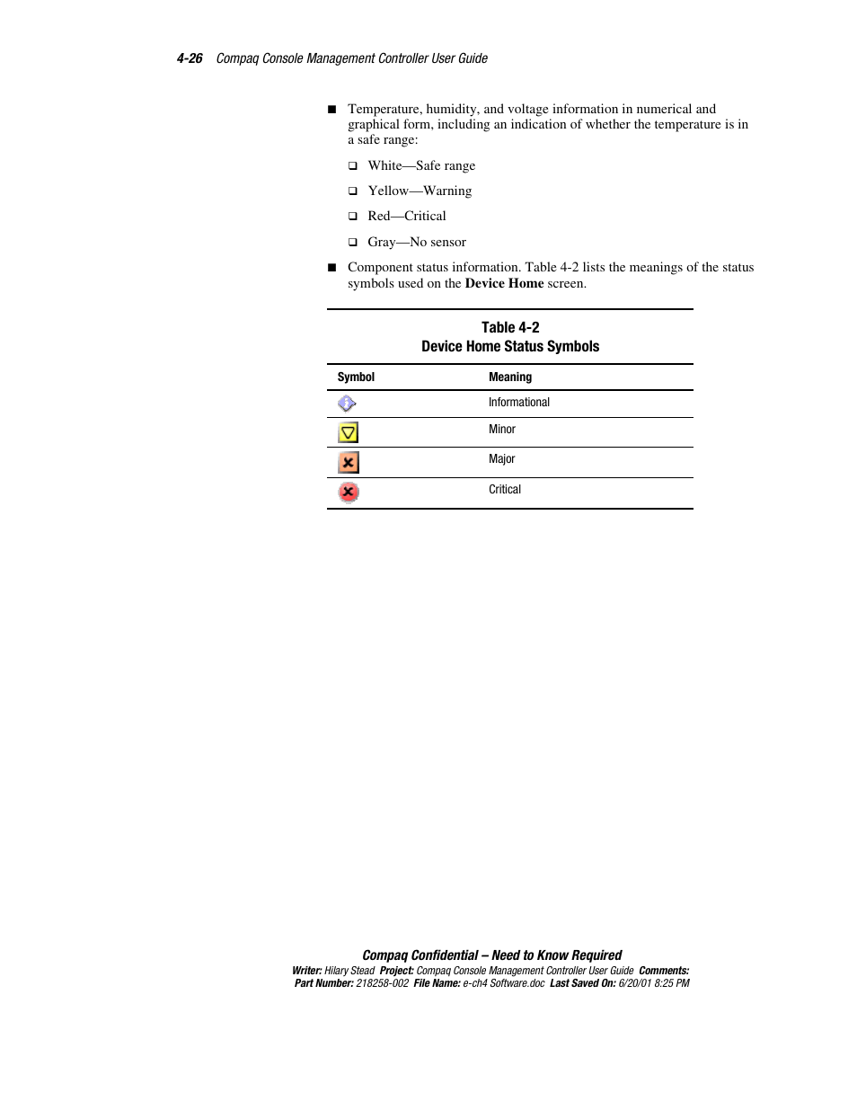 Terminal program operation -26, Starting hyperterminal -26 | HP Console Management Controller User Manual | Page 76 / 108