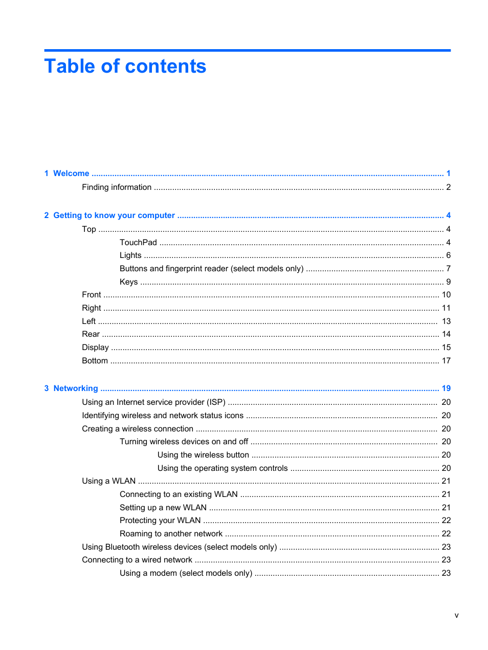 HP EliteBook 8470w Mobile Workstation User Manual | Page 5 / 113
