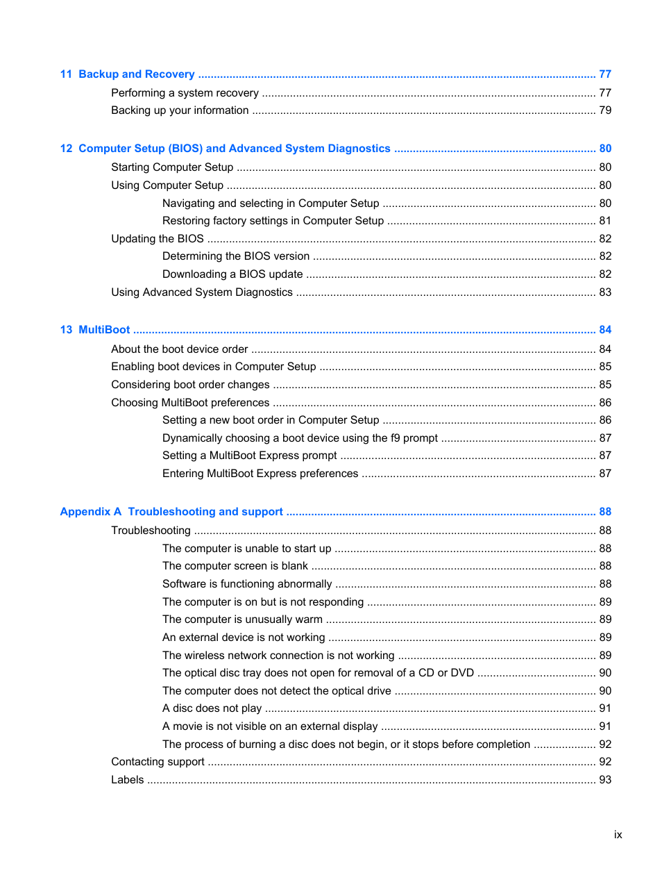 HP EliteBook 8470w Mobile Workstation User Manual | Page 9 / 113