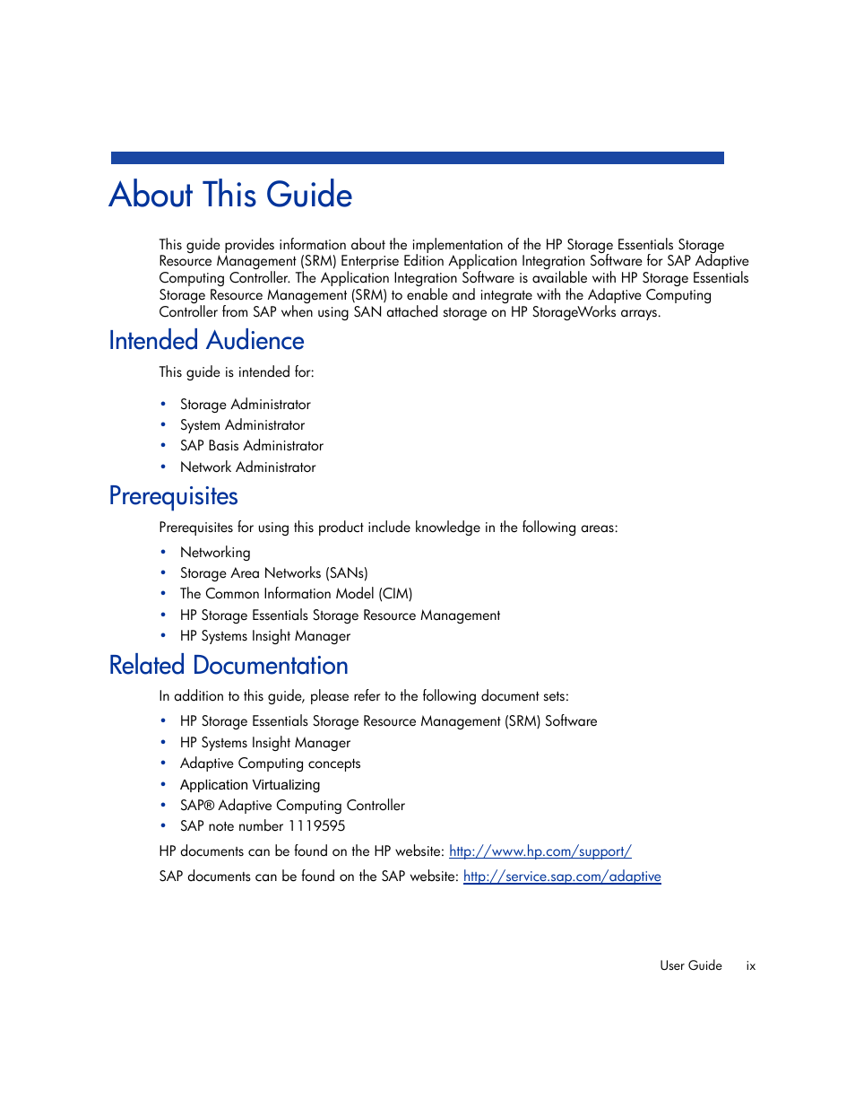 HP Storage Essentials Enterprise Edition Software User Manual | Page 9 / 66