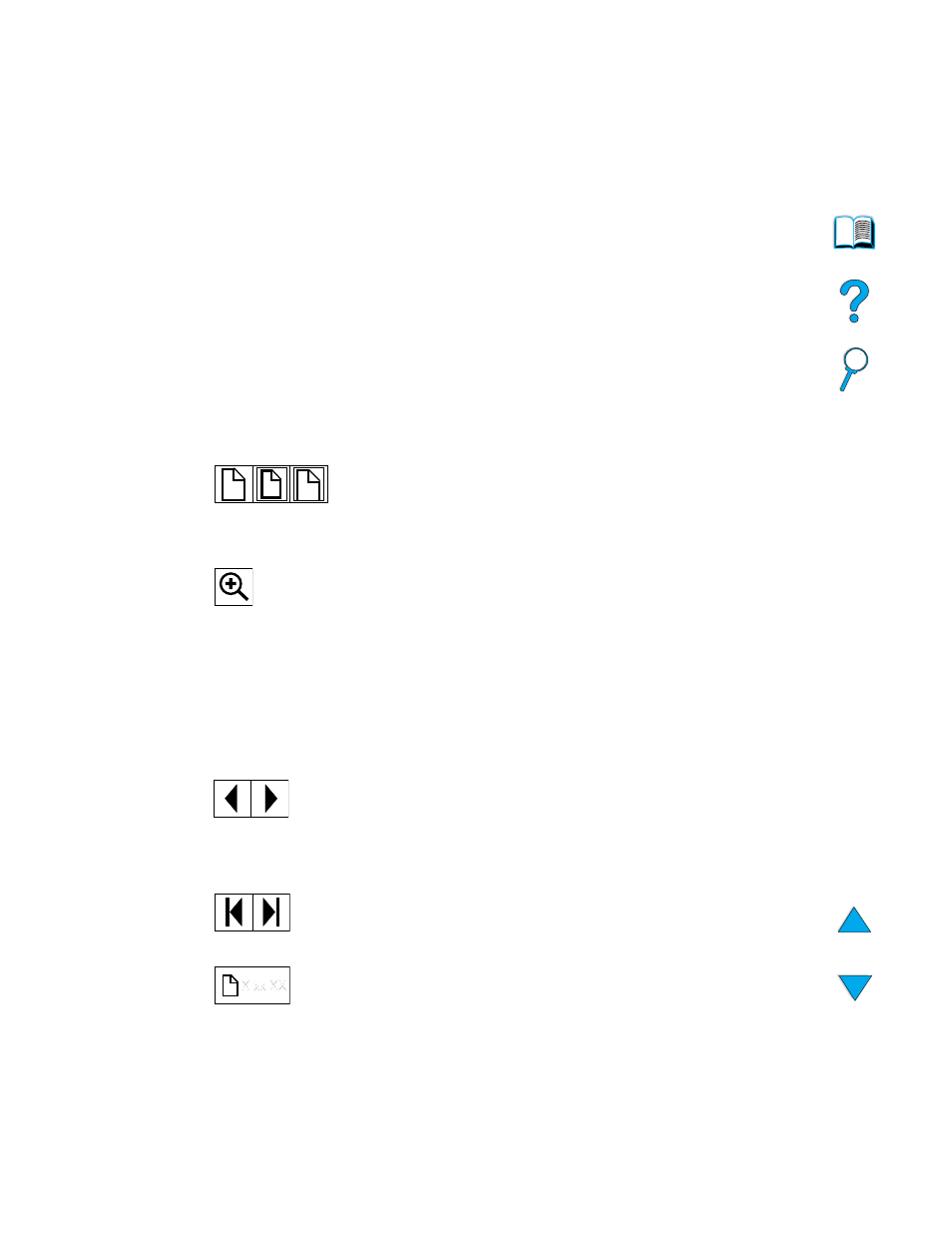 Features of acrobat reader, Finding information in pdf documents, Viewing pdf documents | Paging through a document | HP LaserJet 4100 Multifunction Printer series User Manual | Page 10 / 164