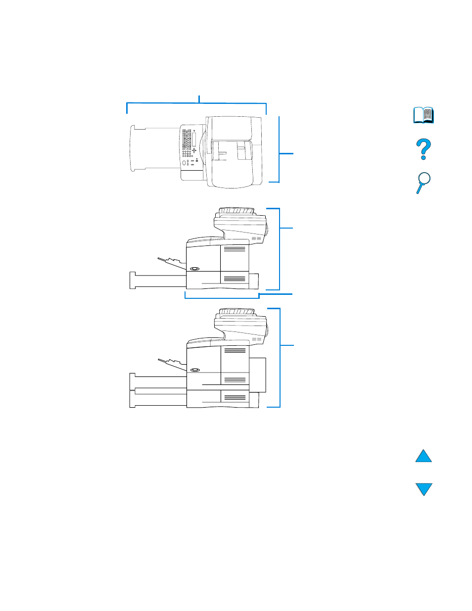Product specifications, Physical dimensions | HP LaserJet 4100 Multifunction Printer series User Manual | Page 124 / 164