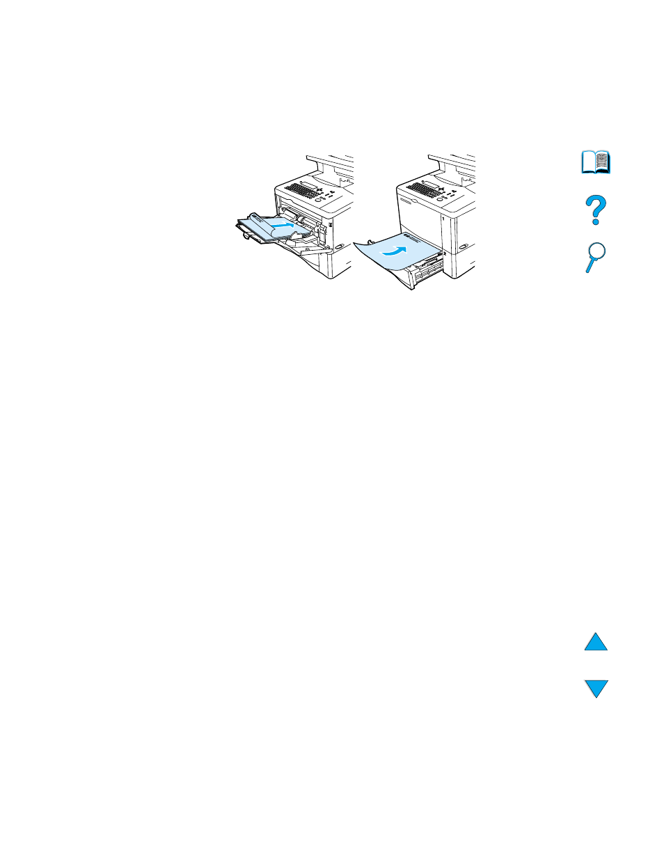 Media placement requiring specific orientation, Media placement | HP LaserJet 4100 Multifunction Printer series User Manual | Page 32 / 164