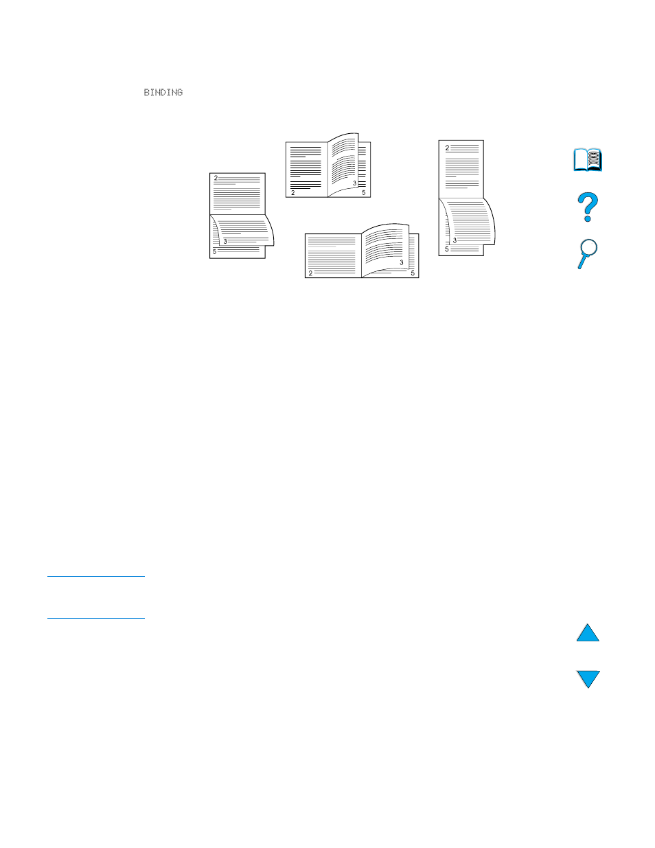 Layout options for duplexing | HP LaserJet 4100 Multifunction Printer series User Manual | Page 33 / 164