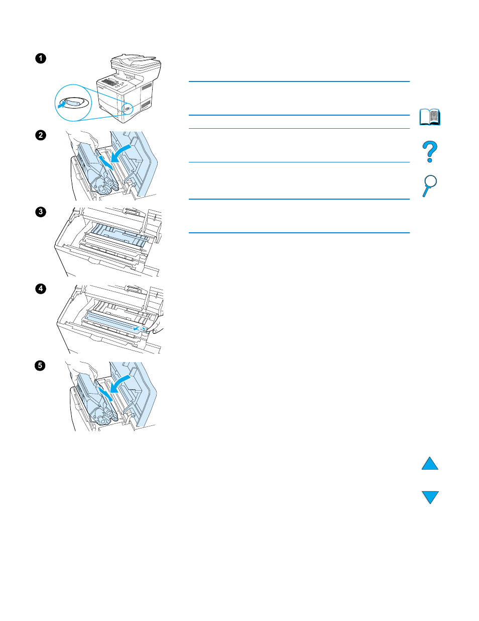 Cleaning procedure | HP LaserJet 4100 Multifunction Printer series User Manual | Page 74 / 164
