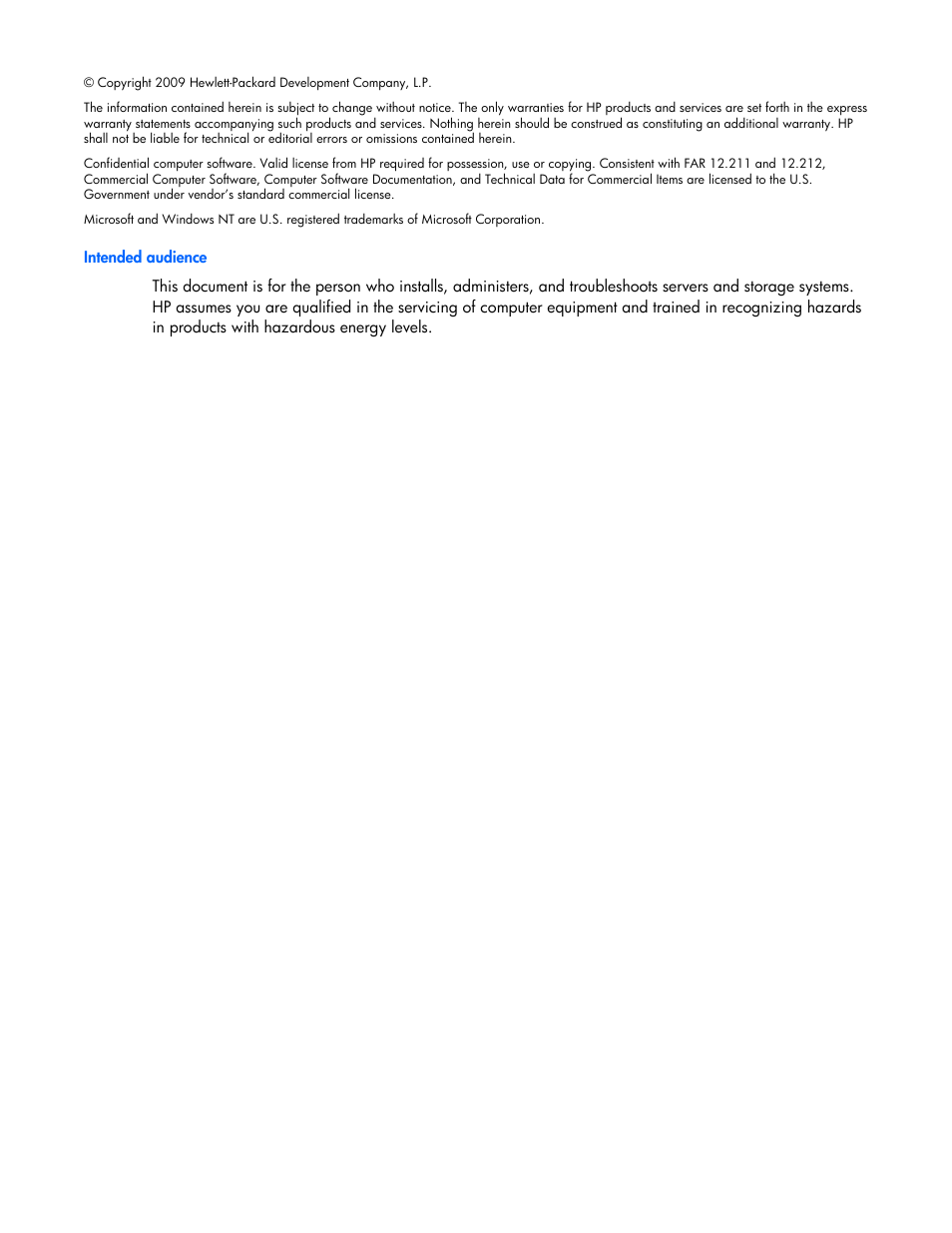 Notice | HP Virtual Connect 1.10Gb-F Ethernet Module for c-Class BladeSystem User Manual | Page 2 / 95