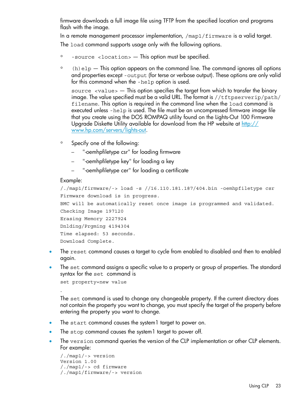 HP Lights-Out 100 Remote Management User Manual | Page 23 / 60