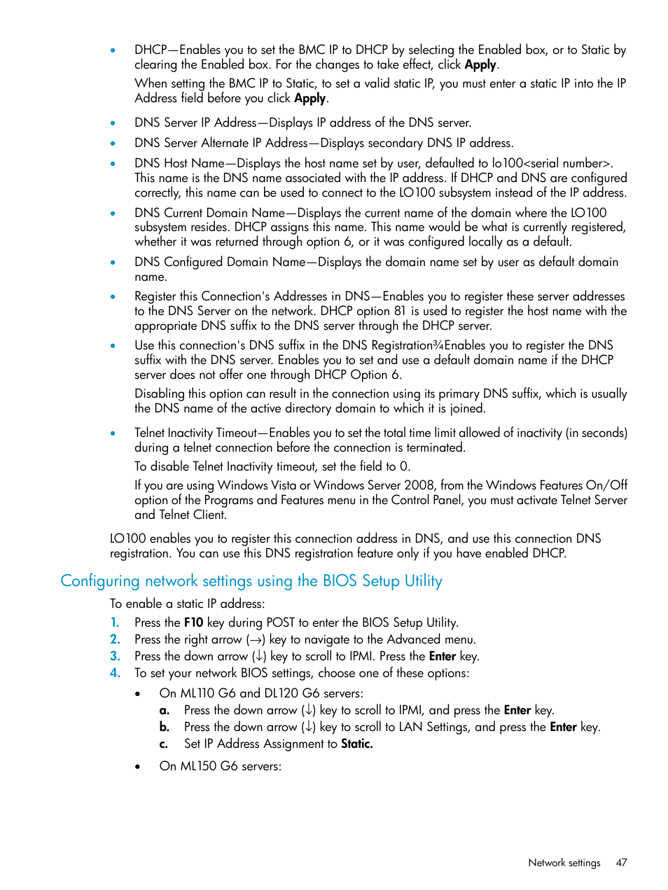 HP Lights-Out 100 Remote Management User Manual | Page 47 / 60