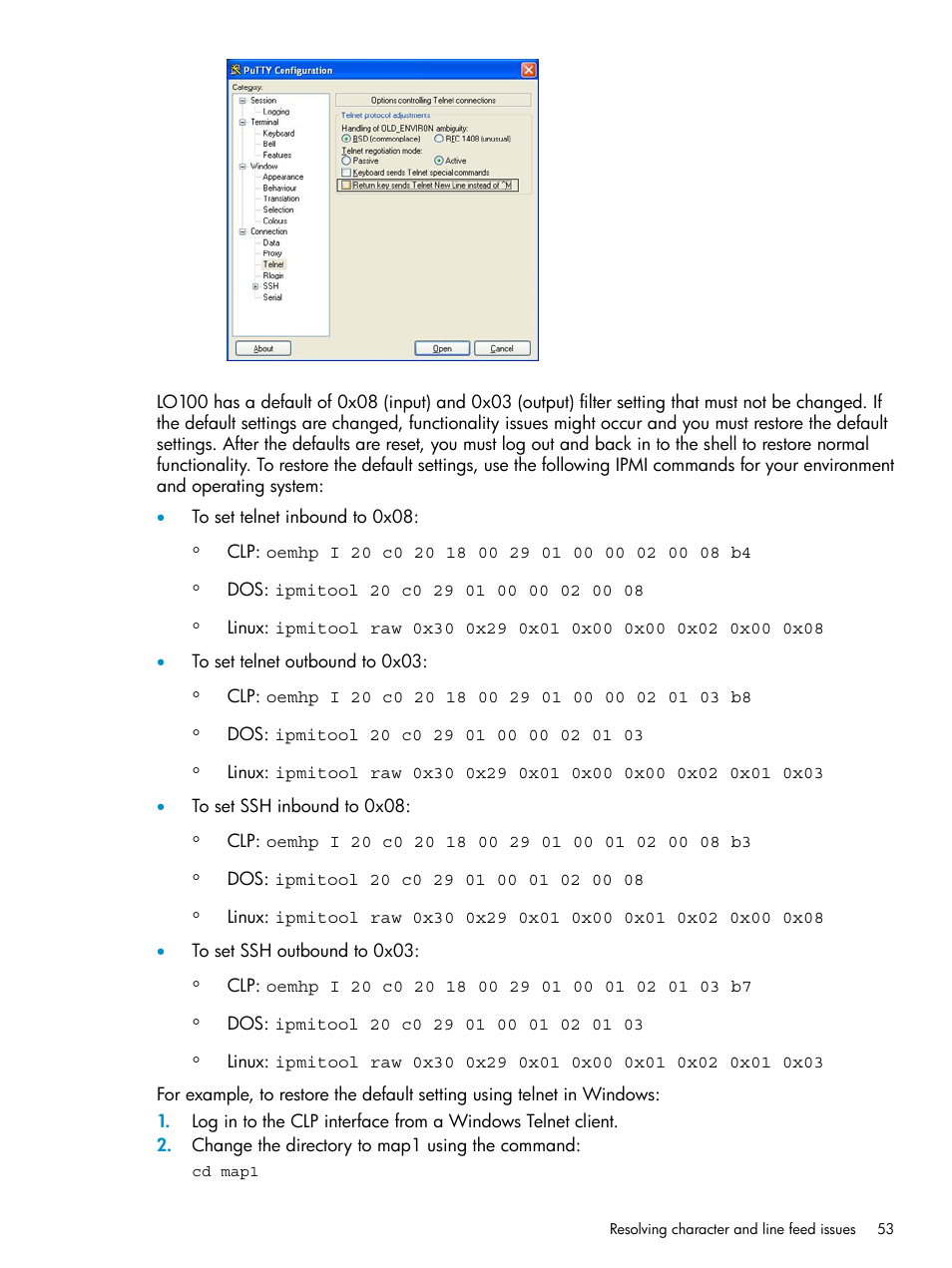 HP Lights-Out 100 Remote Management User Manual | Page 53 / 60