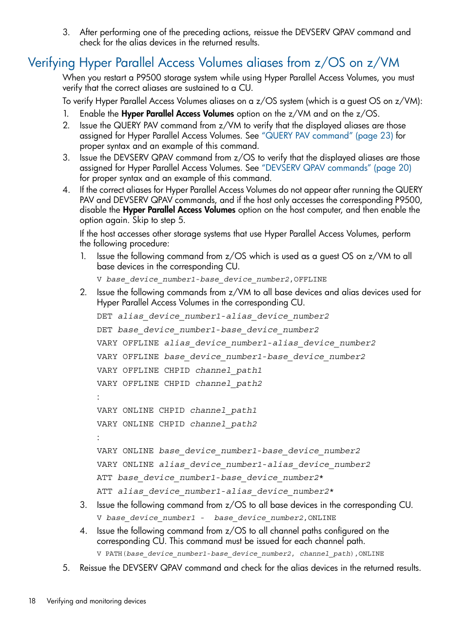 HP XP P9000 for Compatible PAV Software Licenses User Manual | Page 18 / 36