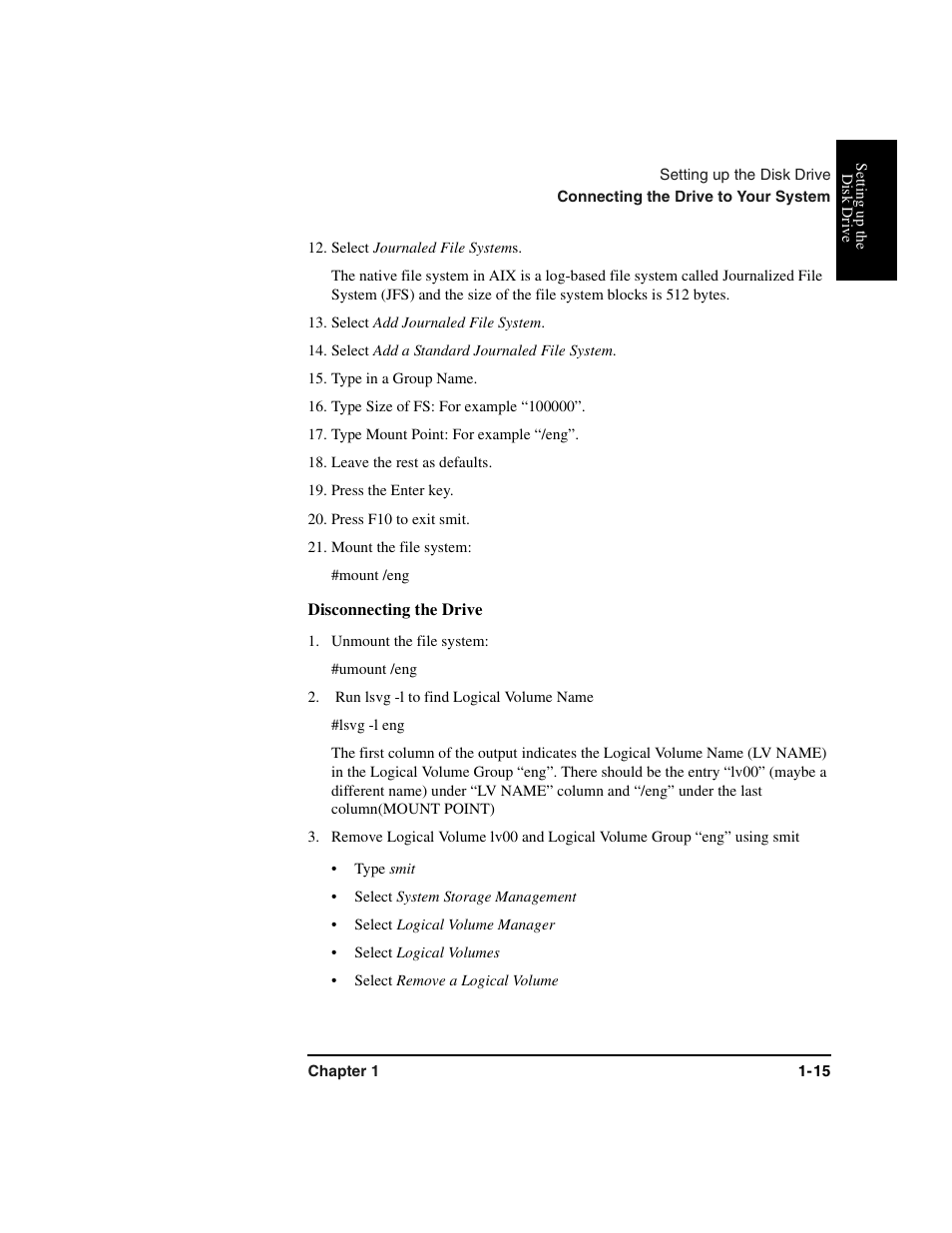 Disconnecting the drive | HP Optical Jukeboxes User Manual | Page 27 / 77