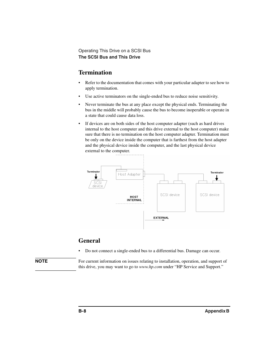 Termination, General | HP Optical Jukeboxes User Manual | Page 64 / 77